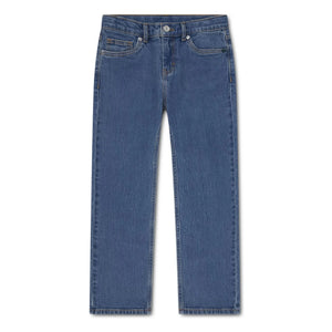 Lacoste - Straight Leg Logo Embroidered Jeans | Light Blue