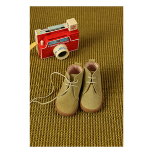 Lazare - Raoul Suede Lace Sneakers | Almond Green