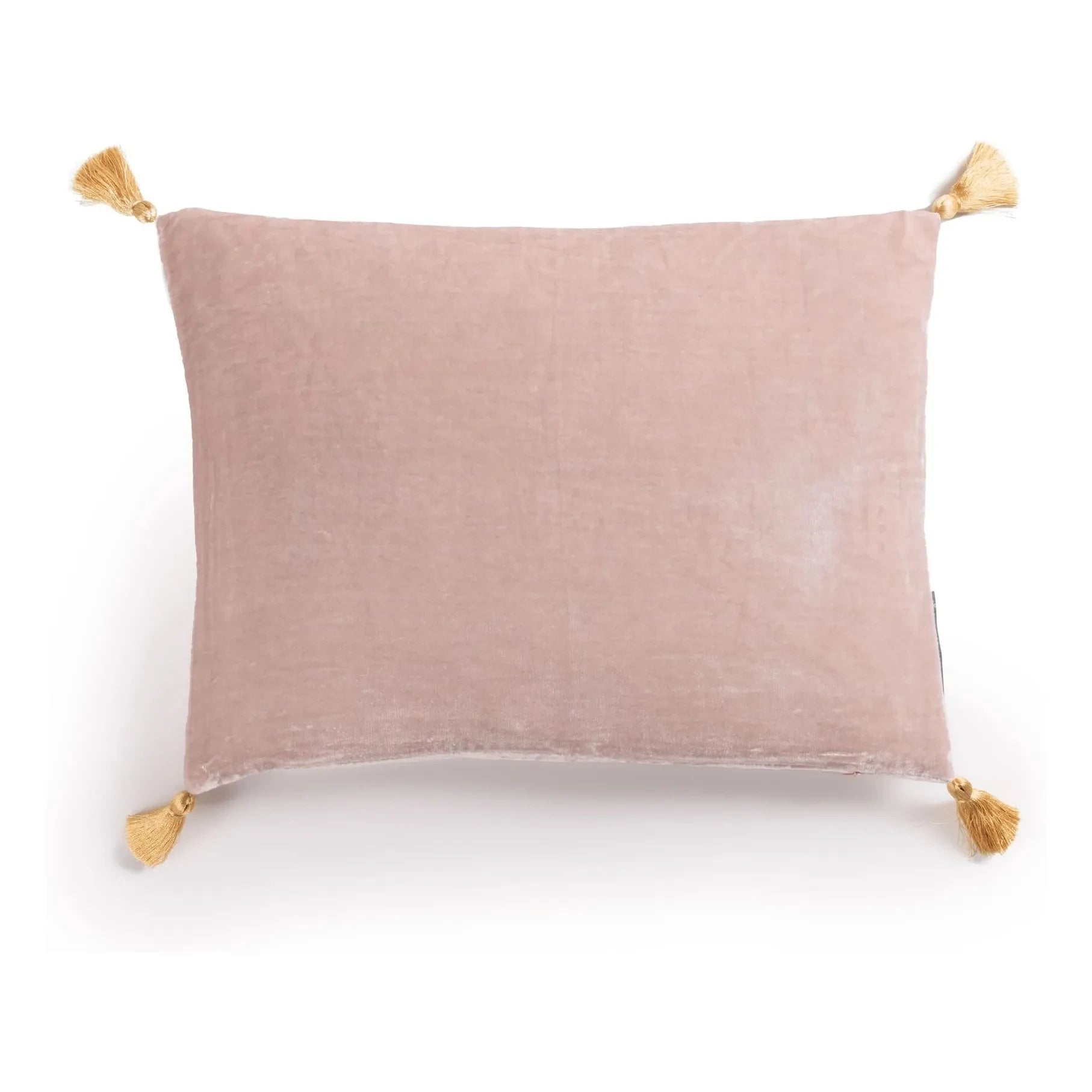 Le Monde Sauvage - Goa Silk Velvet Pillow Cover | Pink