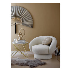 Bloomingville - Ted Lounge Chair | White