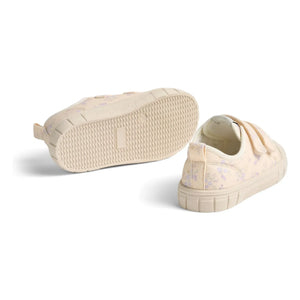 Wheat - Floral Bobbie Scratch Sneakers | Apricot