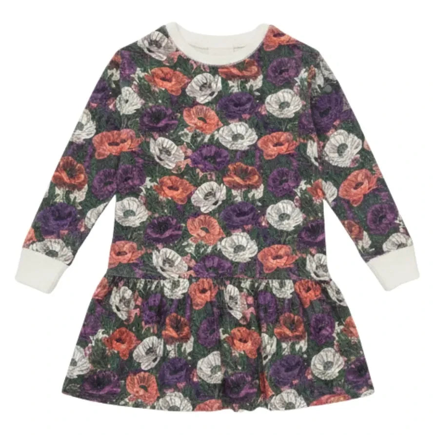 Studio Bohème - Chicas Floral Dress, Organic Cotton | Purple