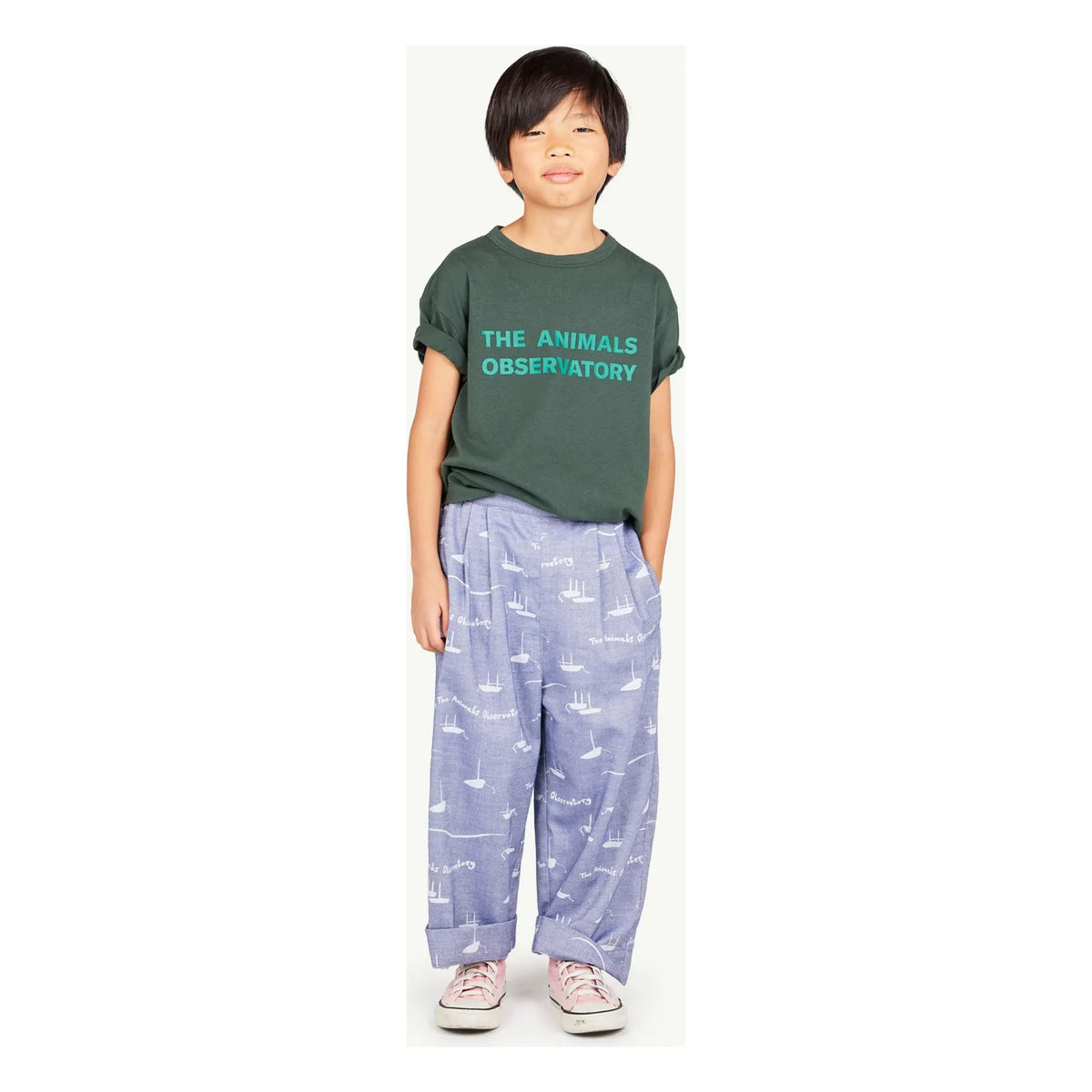 The Animals Observatory - Orion T-shirt | Chrome Green