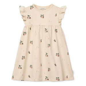 Liewood - Neveah Peach Organic Cotton Dress | Ecru