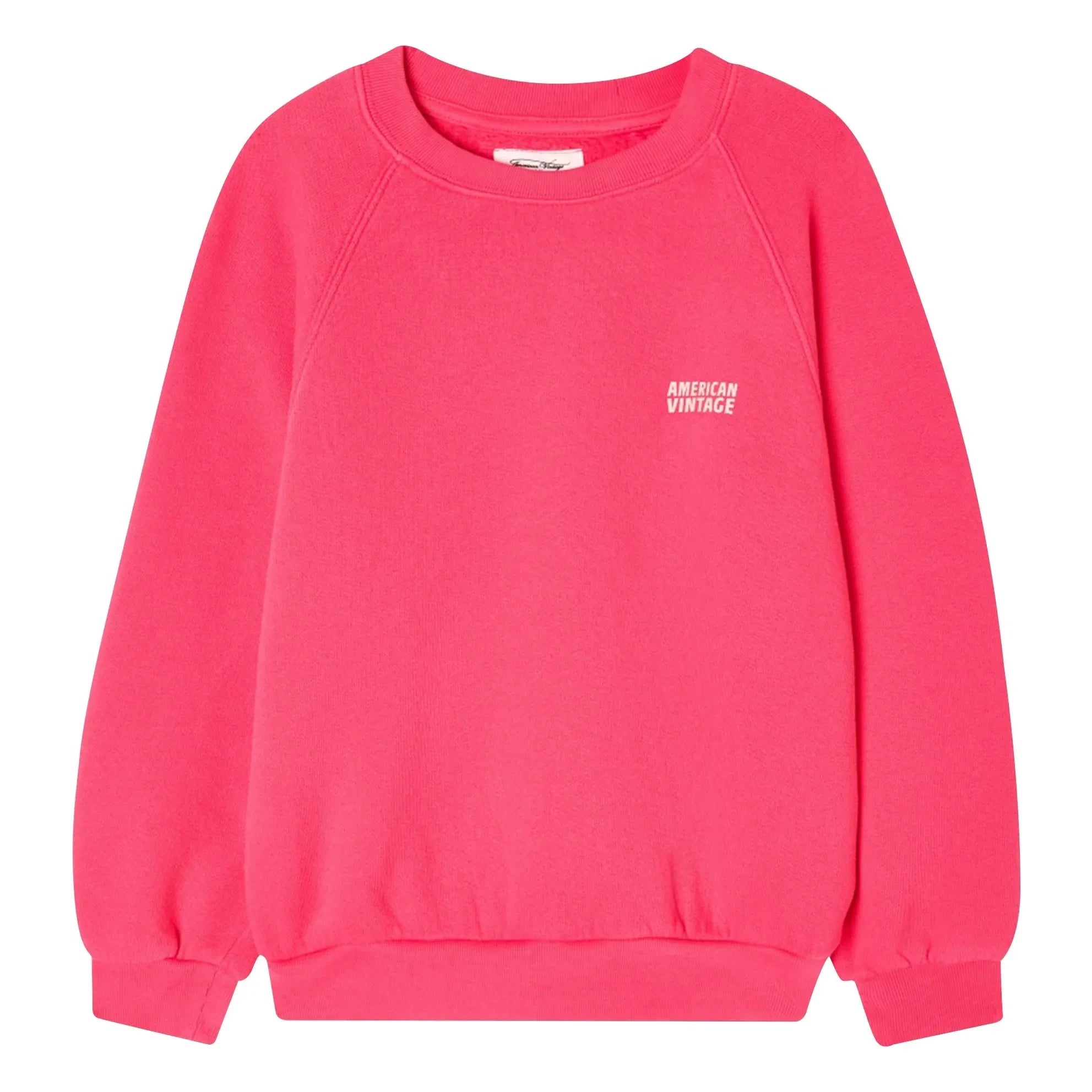 American Vintage - Izubird Sweatshirt | Fluorescent Pink