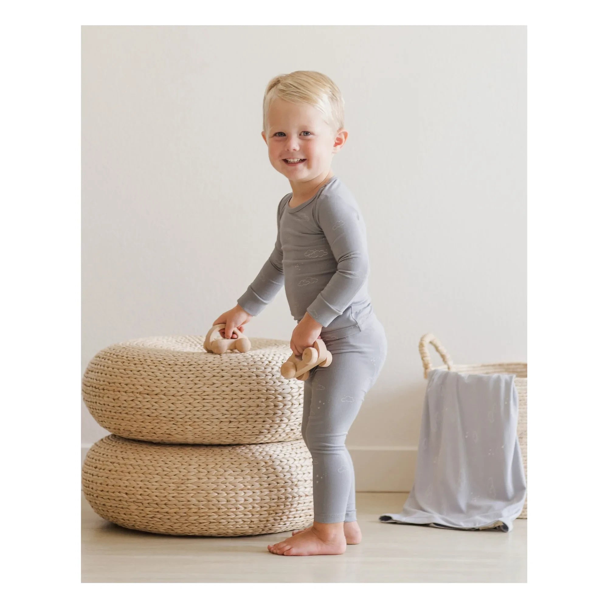 Quincy Mae - Bamboo Pajamas | Blue