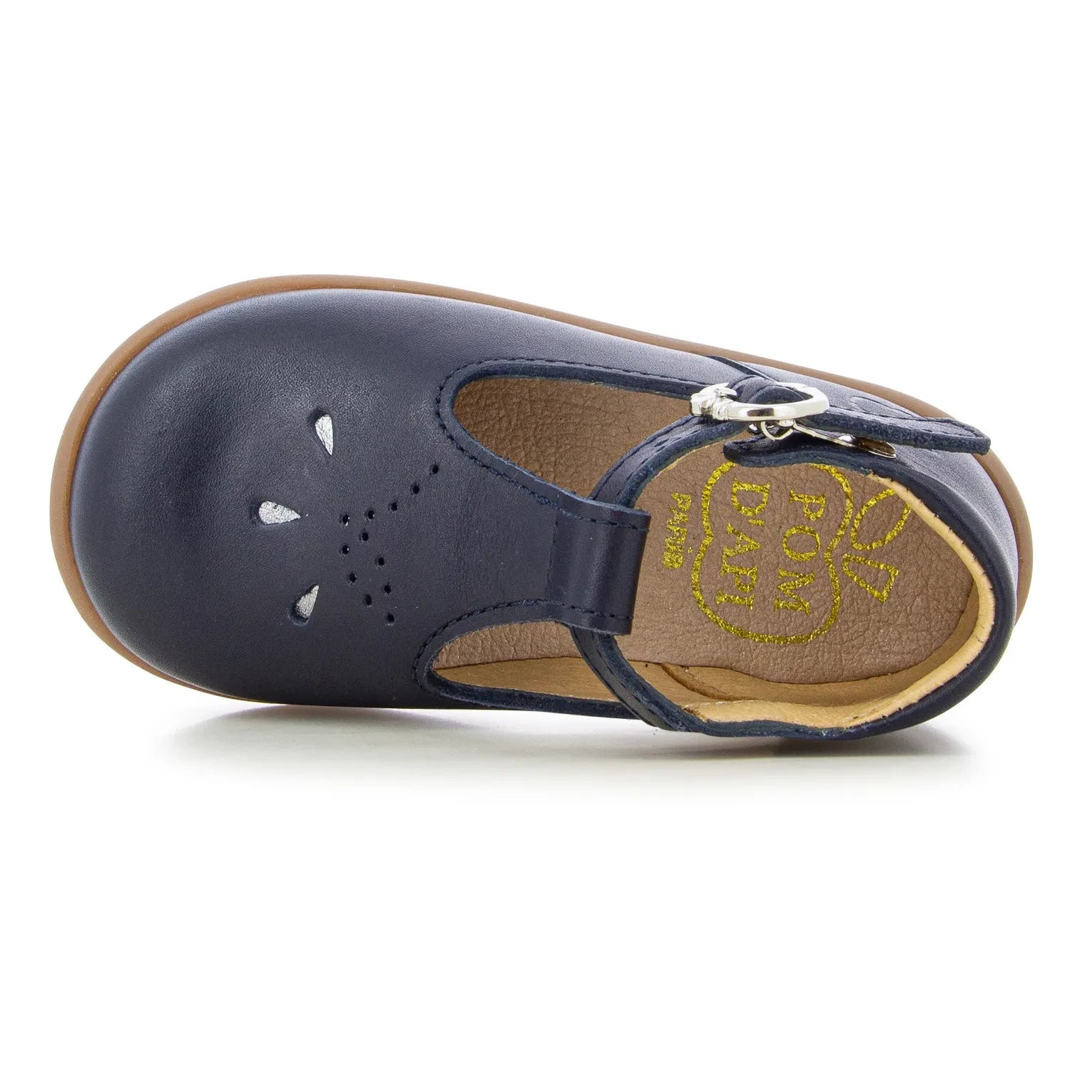 Pom d'Api - Stand Up Salomé Bucky Sandals | Navy Blue