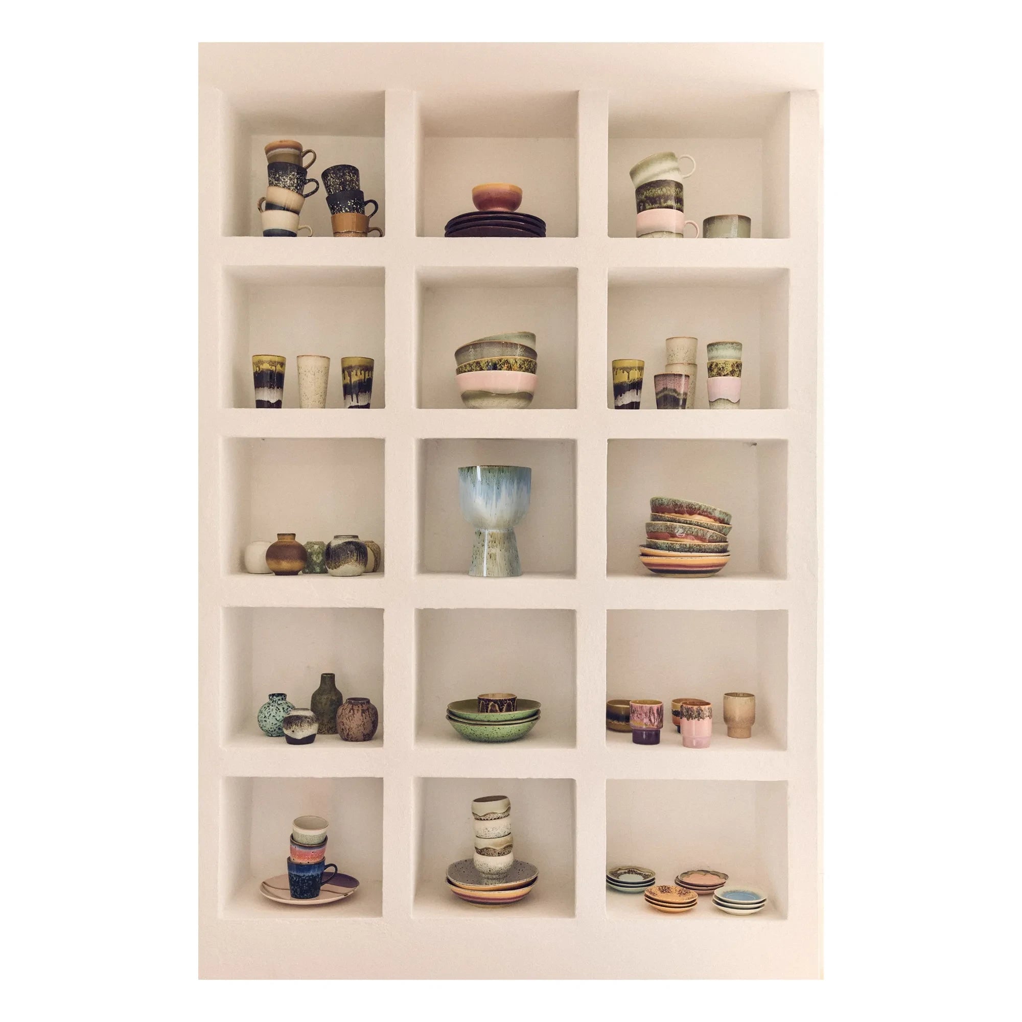 HKliving - Stone Mugs - Set of 2 | Pink