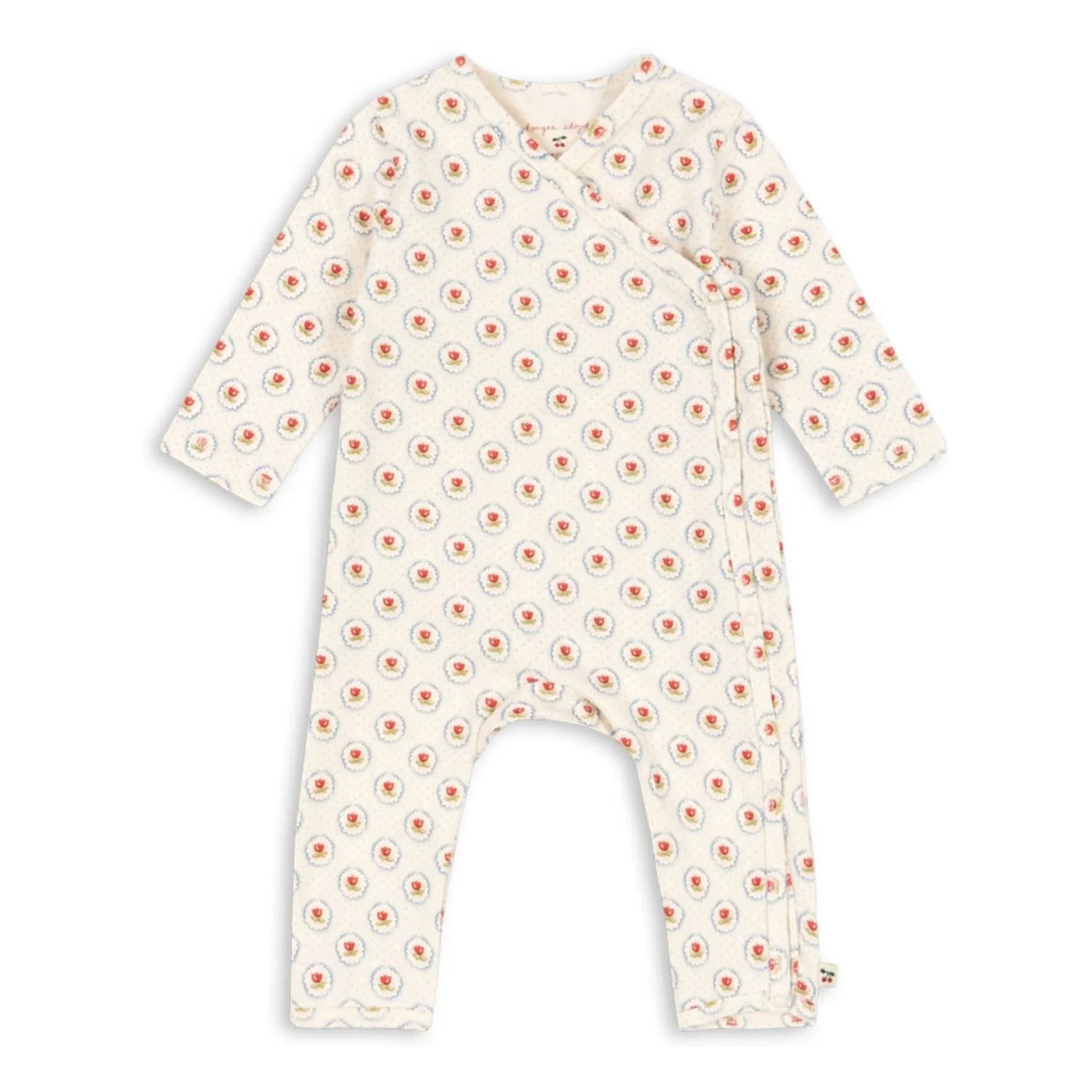 Konges Sløjd - Geometric Organic Cotton Romper | Ecru