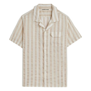 Homecore - Guarda Lotie Striped Shirt | Beige