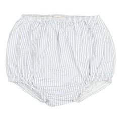 Búho - Striped Seersucker Bloomer | Light Blue