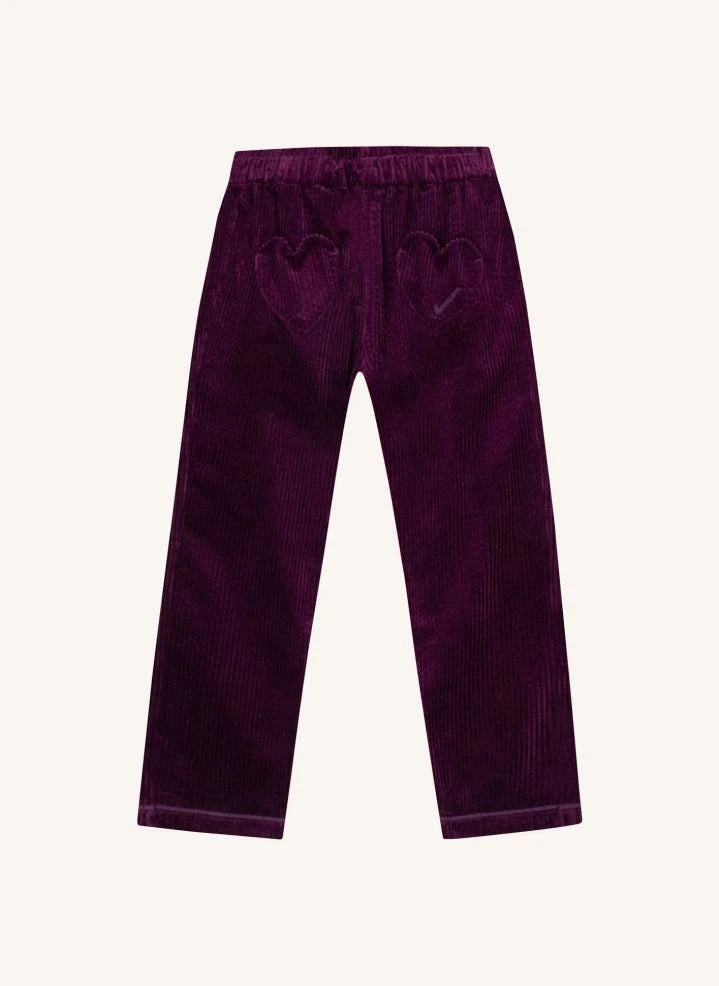 Bonton - Purple Velvet Trousers | Purple