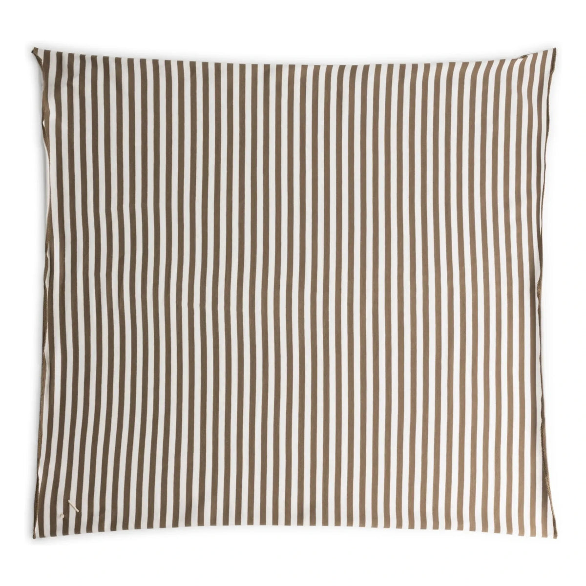 Gray Label - Striped Organic Cotton Scarf | Khaki brown