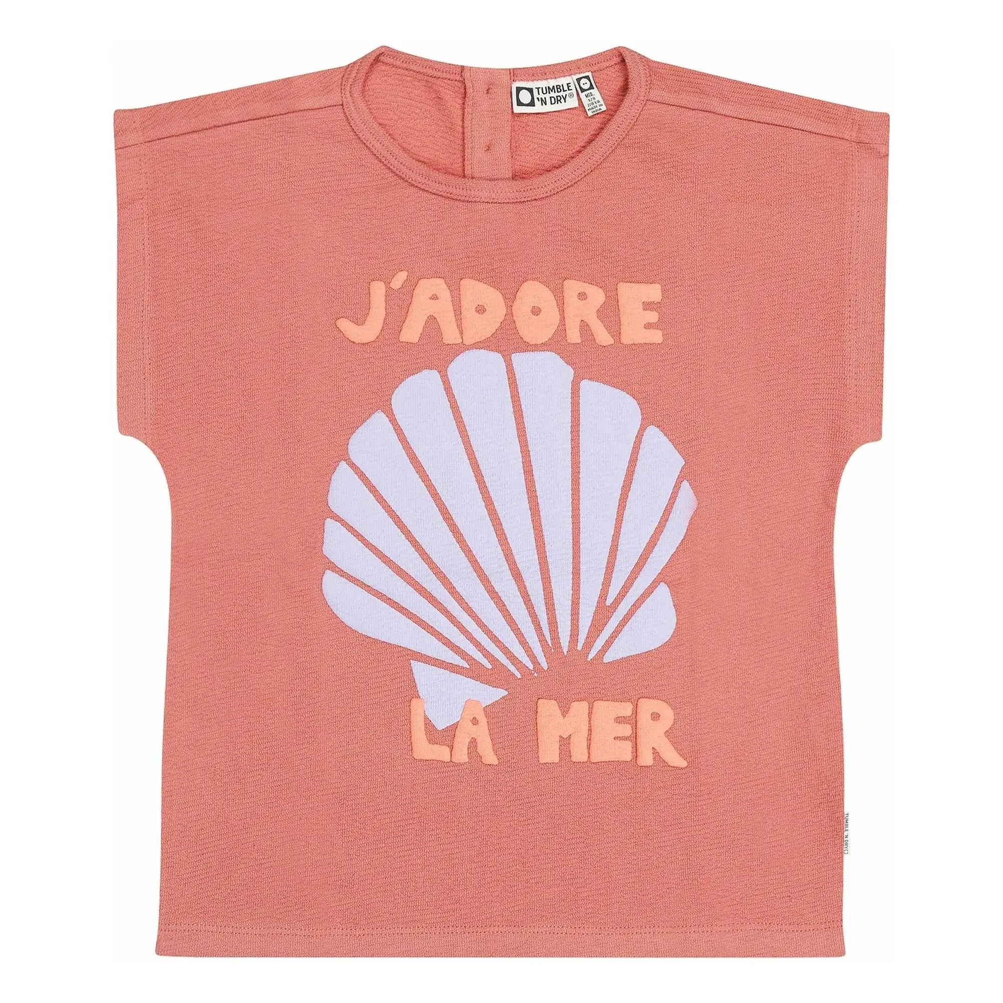 Tumble N'Dry - Pesca Organic Cotton T-Shirt | Terracotta