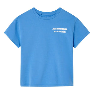 American Vintage - Fizvalley Chewing Gum T-Shirt | Blue