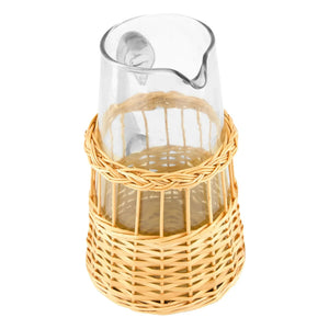 House of Capricorn - Vitória Glass and Straw Decanter