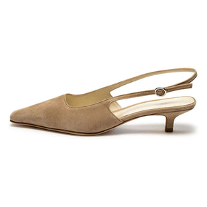 Odare - Anna Sweden Slingback | Taupe Brown