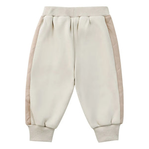 Donsje - Noorien Dual-Material Joggers | Ecru