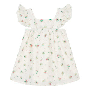 Bonton - Pointelle Nadine Dress | White