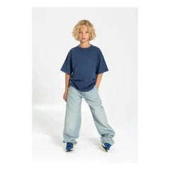 Finger in the Nose - HAMMER Baggy Pants Dirty Blue Washed | Washed Blue