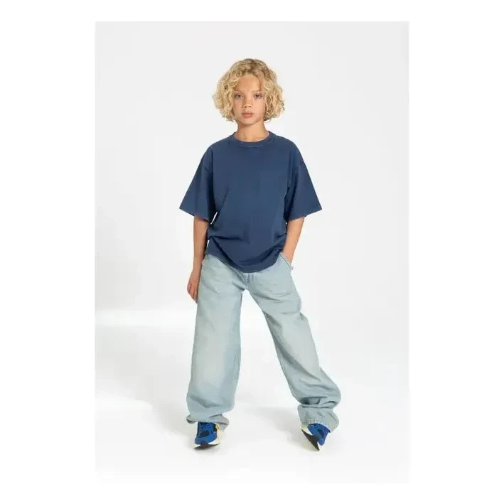 Finger in the Nose - HAMMER Baggy Pants Dirty Blue Washed | Washed Blue