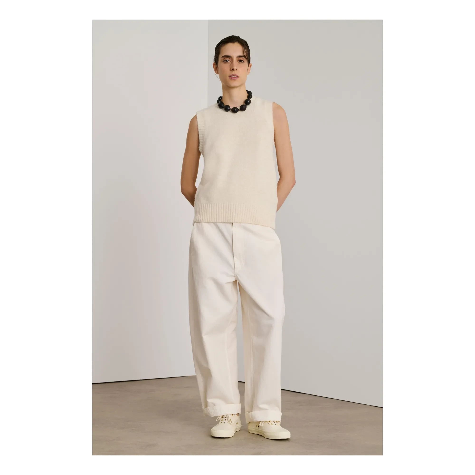 Soeur - Namaste Knitted Sweater | Ivory