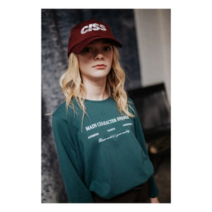 Cos I Said So - Long Sleeve T-Shirt Main Character Organic Cotton | Dark Green