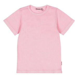 Tumble N'Dry - Embossed T-Shirt Vibrant Organic Cotton | Pink