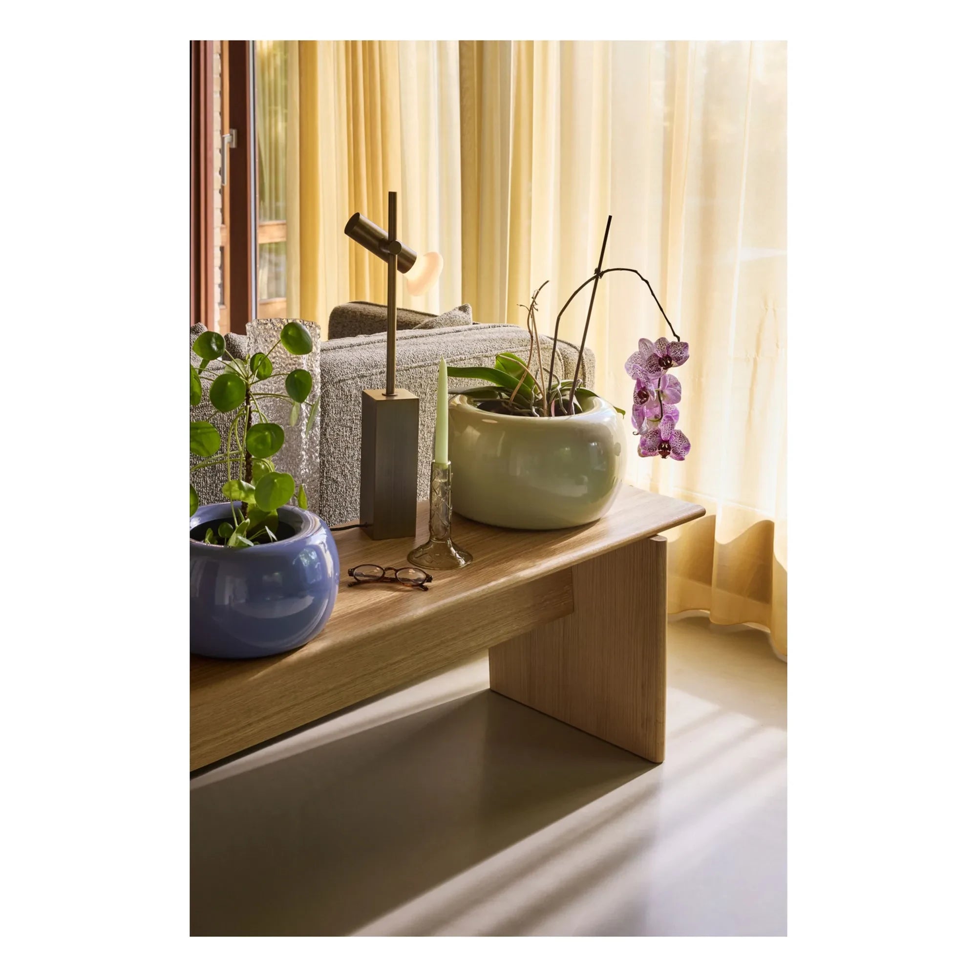 Hübsch - Oak Bench Stool