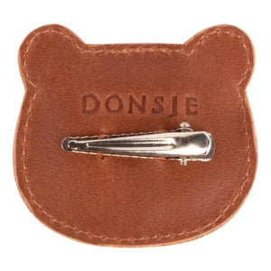 Donsje - Josy Bear Hair Clip | Cognac
