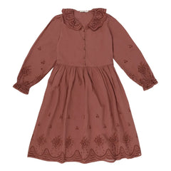 the new society - Beatrice Organic Cotton Embroidered Dress | Lie de Vin