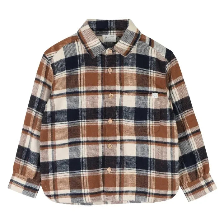 Jenest - Lef Carreaux Shirt | Navy