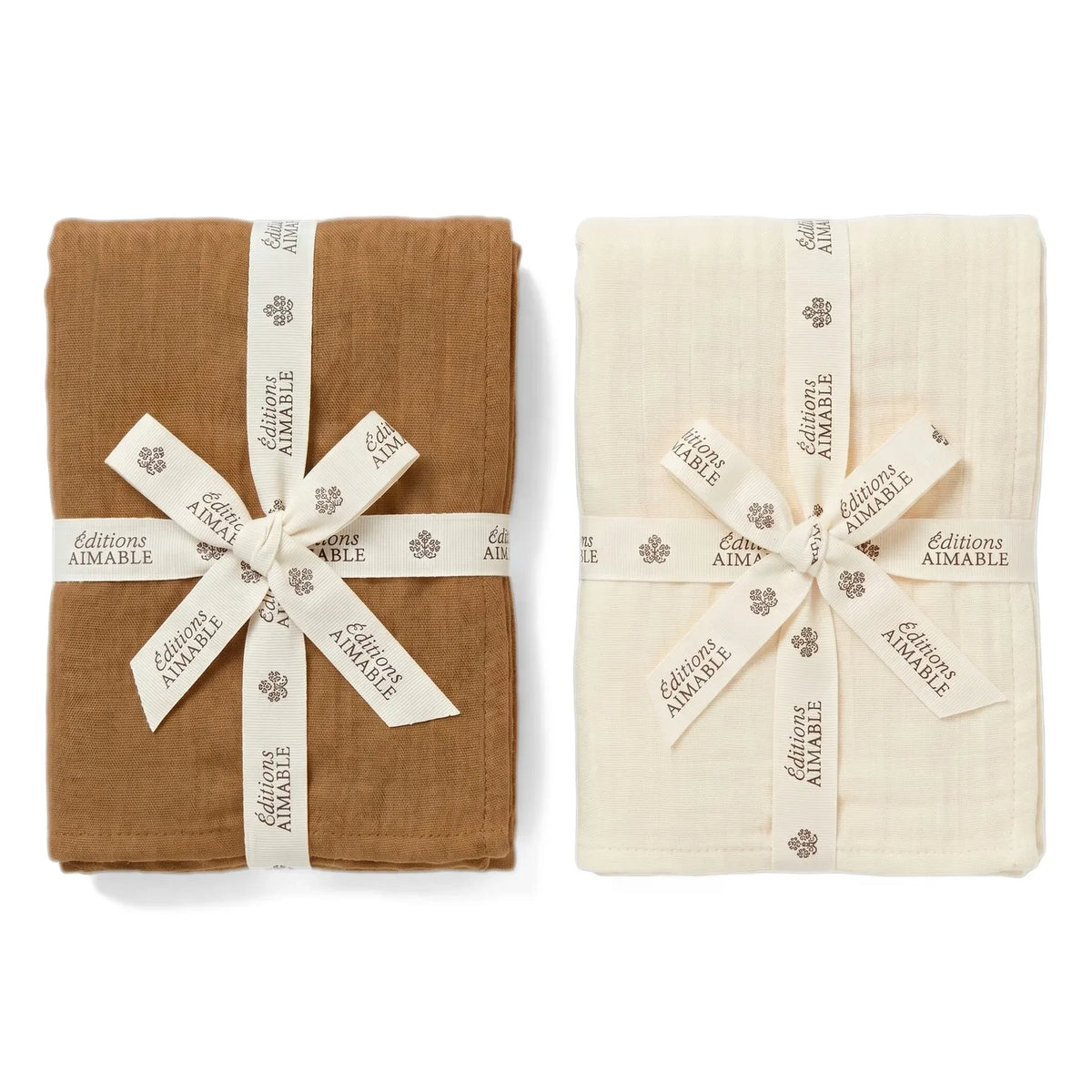 Editions Aimable - Léon muslin baby set | Hazel Gauze