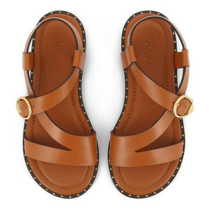 Socque Paris - Hydra Leather Sandal | Camel