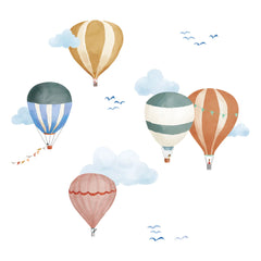 MIMI'lou - Easy Watercolor Hot Air Balloon Stickers