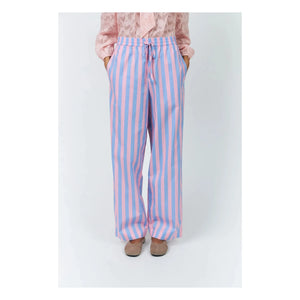 Lollys Laundry - Rita Cotton Striped Pants | Blue