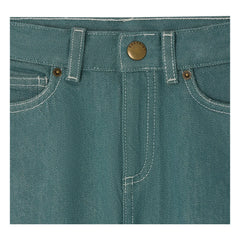Bonpoint - Elvio Denim Bermuda Shorts Organic Cotton | Emerald Green