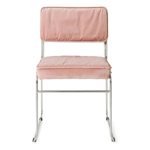 HKliving - Endless velvet chairs - Set of 2 | Pink
