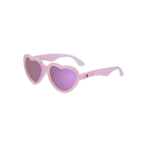 Babiators Polarised Heart Sunglasses - Frosted Pink-Sunglasses-Frosted Pink-0-2y (Junior) | Natural Baby Shower