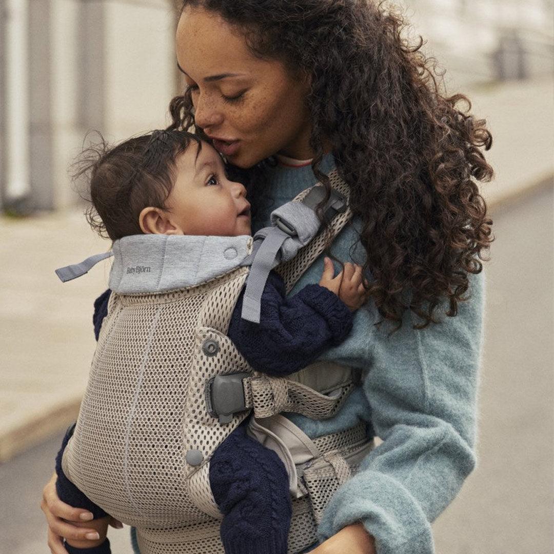 BabyBjorn Harmony 3D Mesh - Grey Beige-Baby Carriers-Grey Beige-One Size | Natural Baby Shower