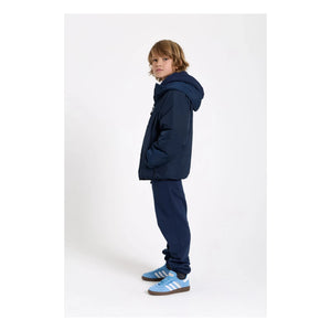 Smallable Kid - Washed blue organic cotton joggers