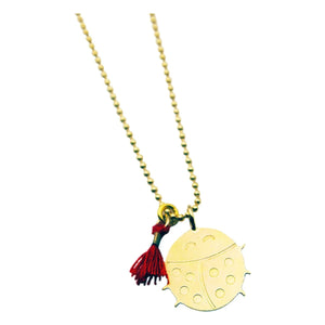 Adorabili - Ladybug Necklace | Gold
