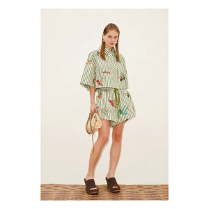 Alémais - Bisou Organic Cotton Shorts | Green