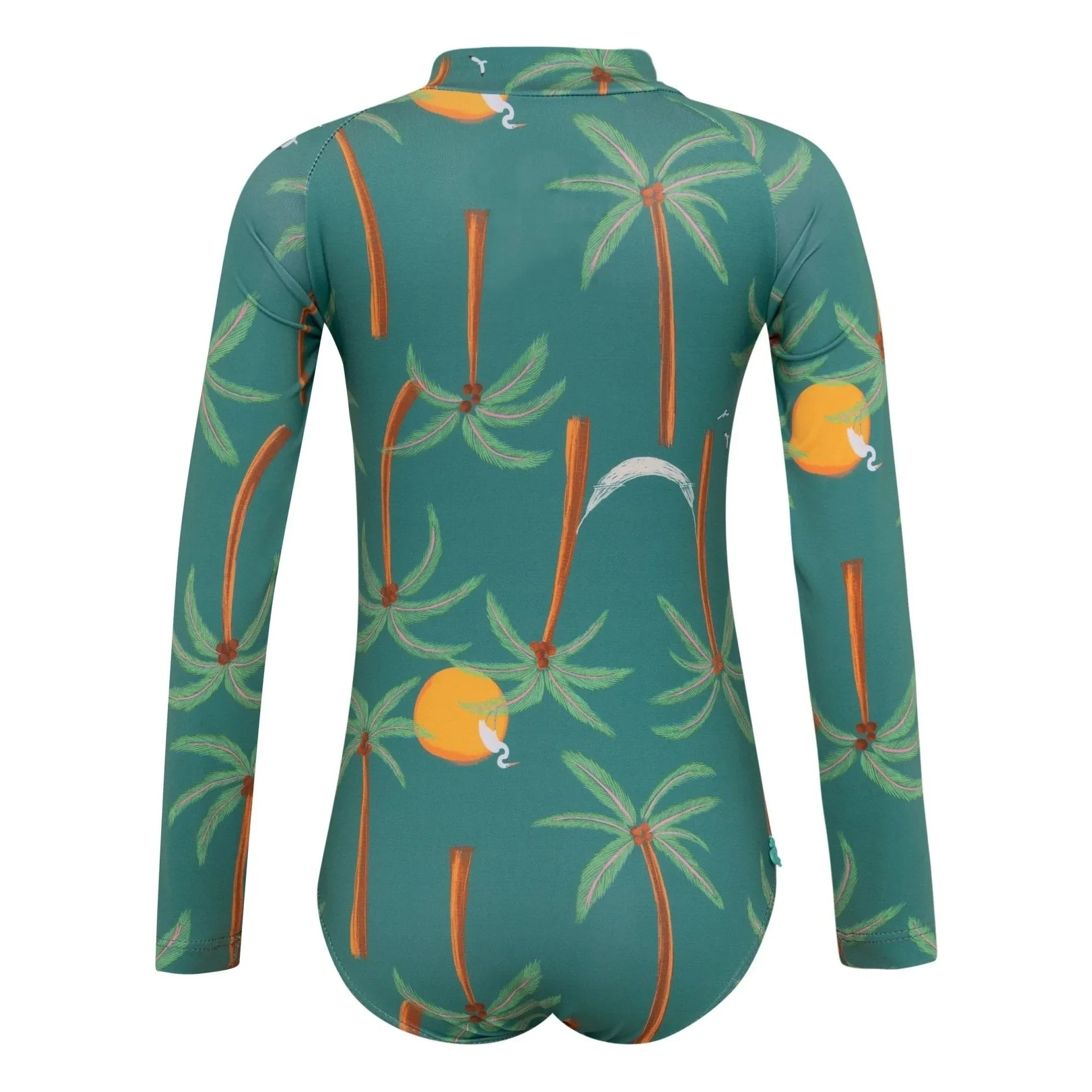 Pepita & Me - Parasoleil Palm Anti-UV Swimsuit | Green