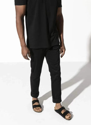 BIRKENSTOCK - Arizona SFB Suede Sandal | Black