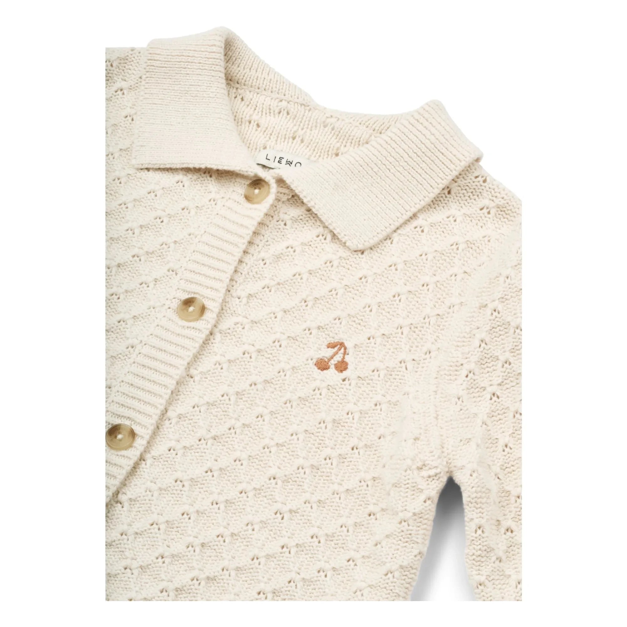 Liewood - Jane Organic Cotton Cardigan | Ecru