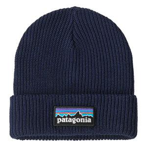 Patagonia - Recycled Fiber Logo Beanie | Navy Blue