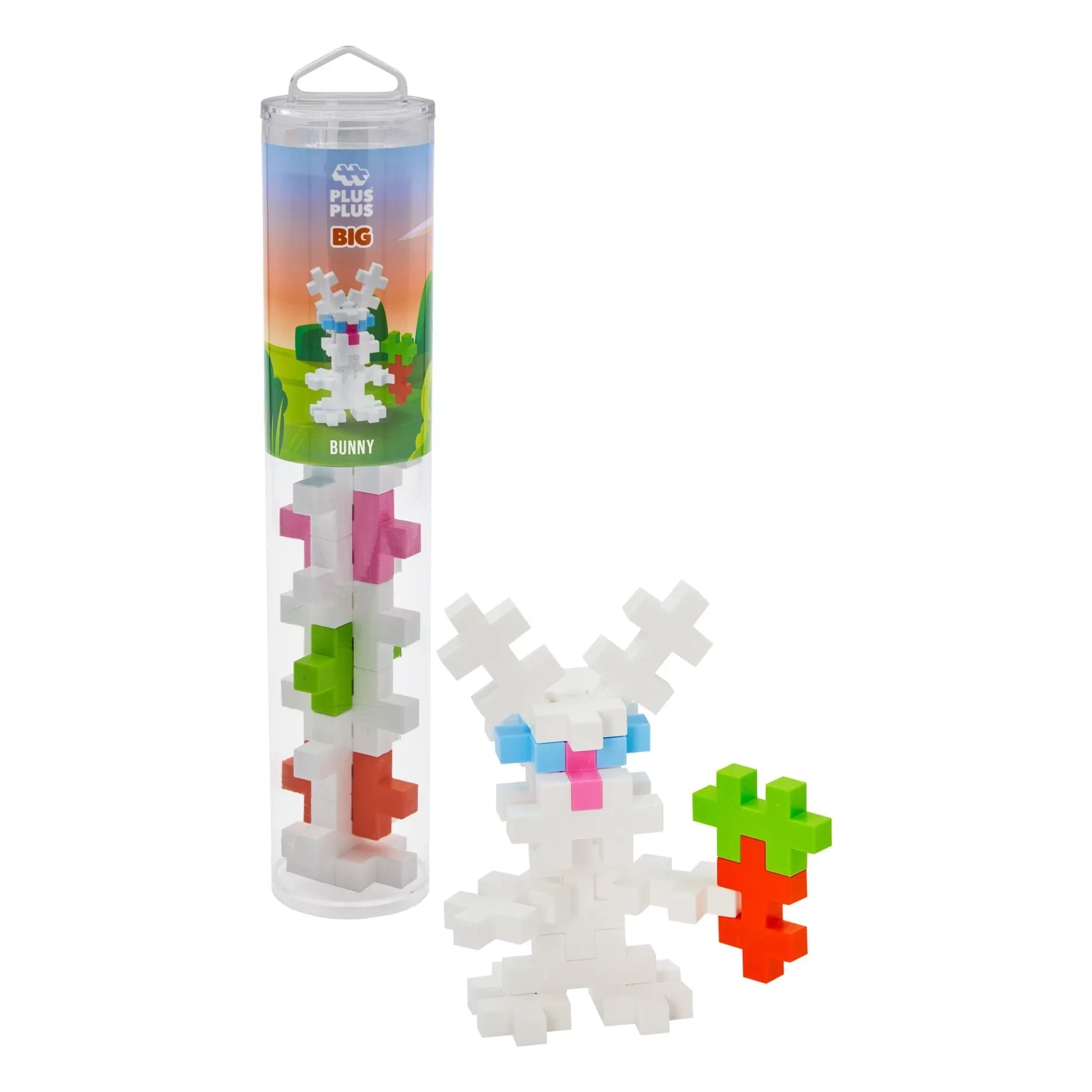 Plus-Plus - Bunny Tube - 15 Pieces