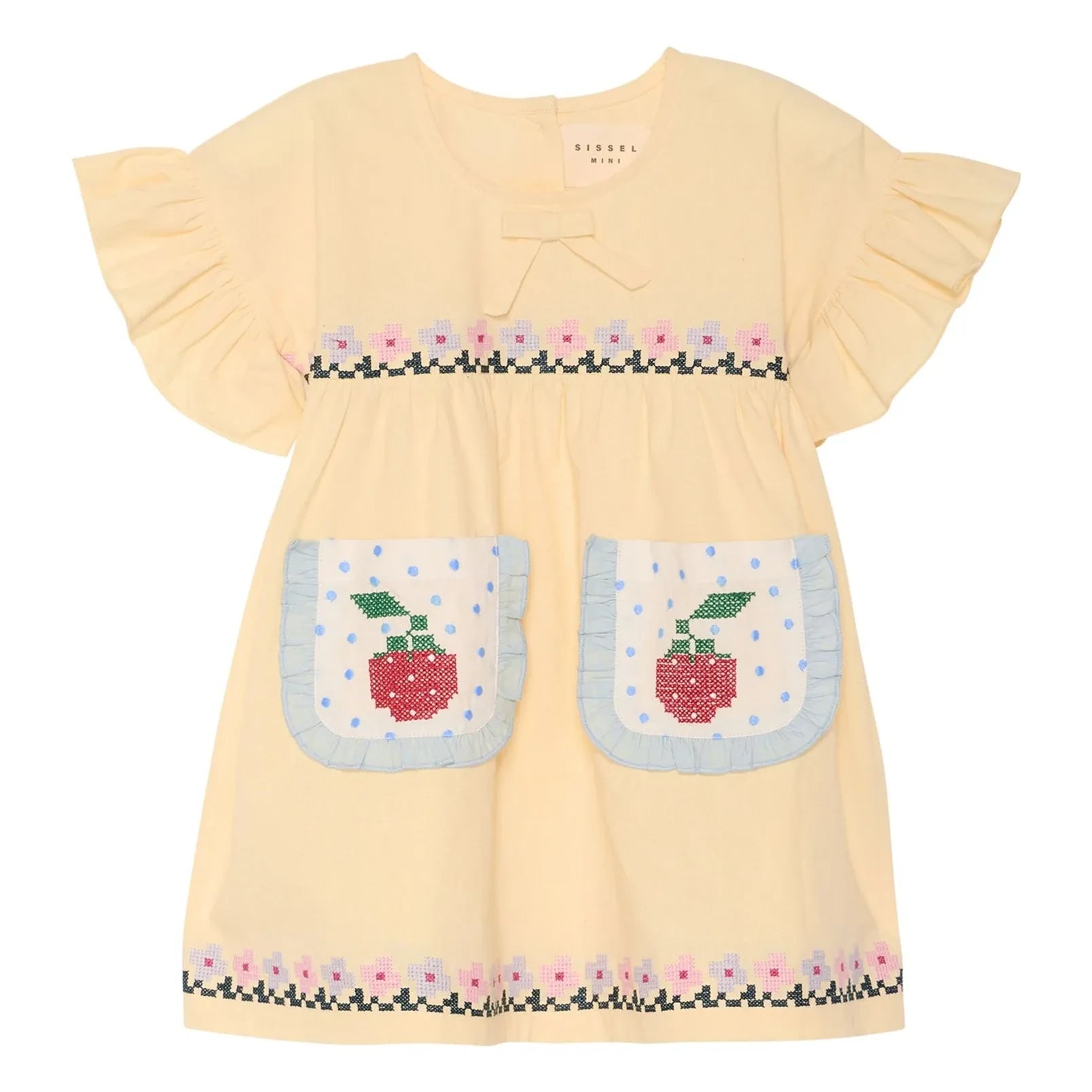 SISSEL EDELBO - Ohio organic cotton dress - Children's collection | Light yellow