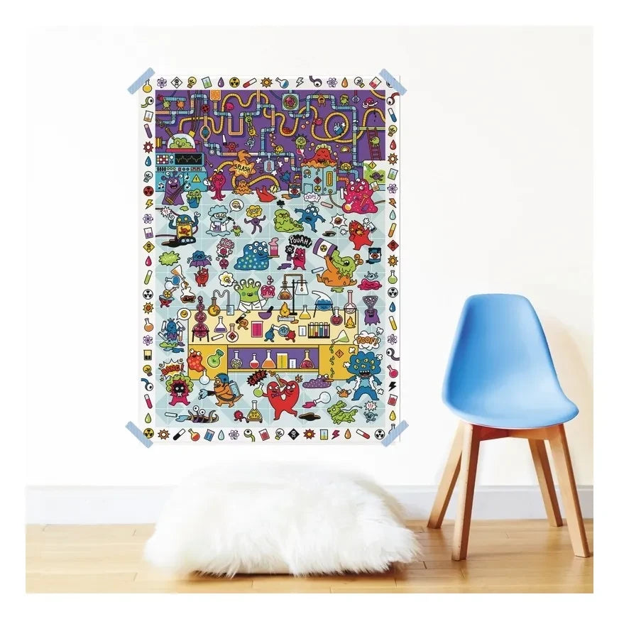 Poppik - Creative Labo en Folie Poster Stickers | Multicoloured